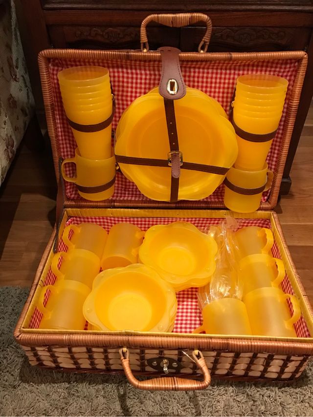 Cesta merienda campestre