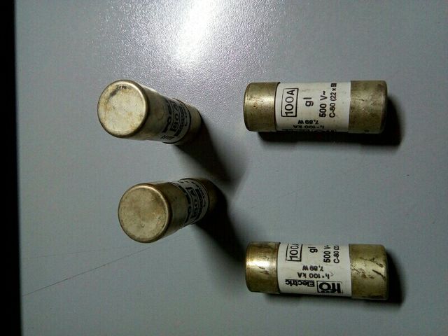 Fusible y cartuchos neutro