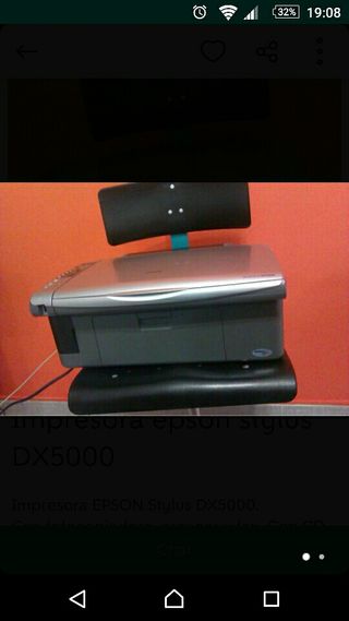 Impresora Epson stylus DX5000 de segunda mano por 18 EUR en Cornellà de  Llobregat en WALLAPOP