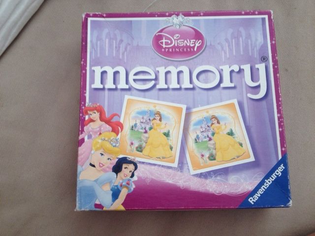 Domino y memory princesas Disney