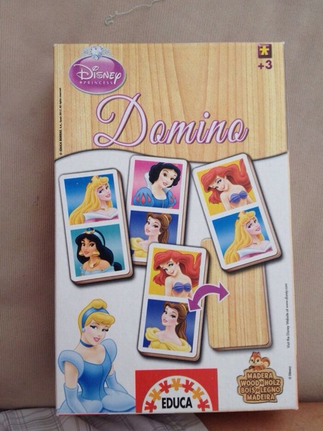 Domino y memory princesas Disney