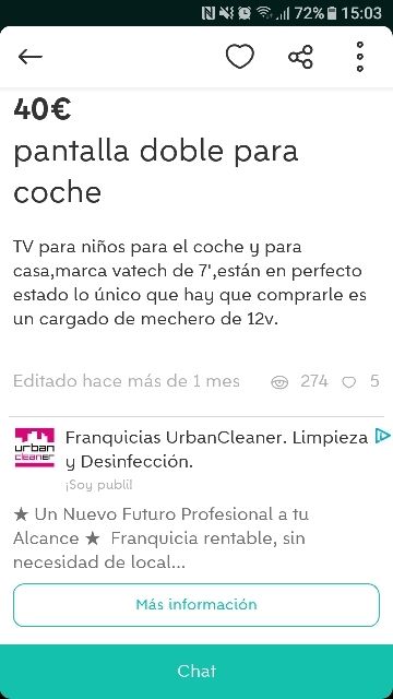 Tv con muy poco uso.