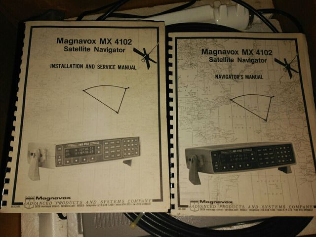 GPS Magnavox MX4102 satellite navigator