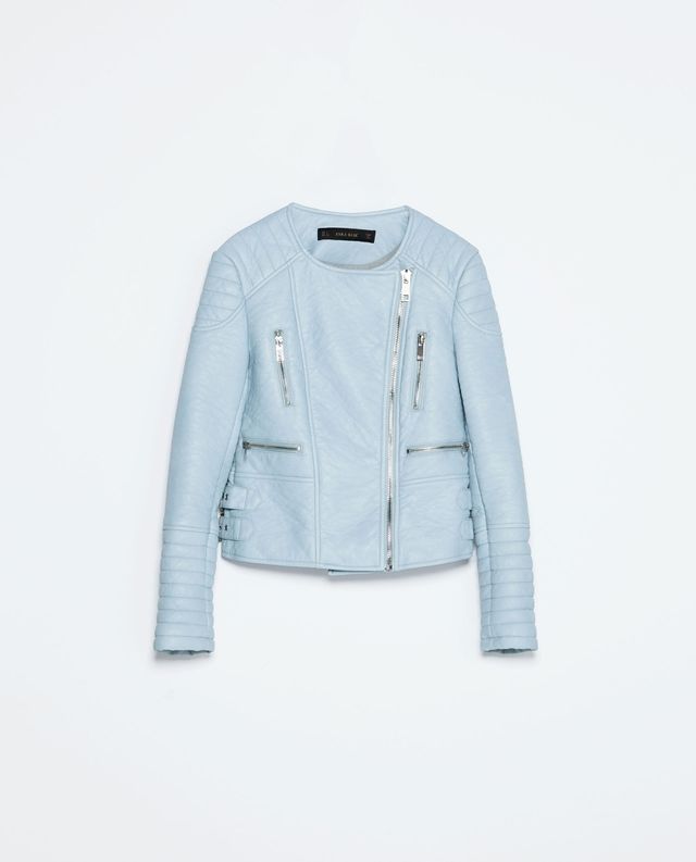 Cazadora tipo biker de ZARA