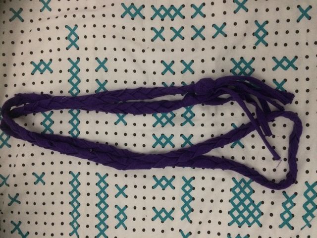 Cinturon tela morado
