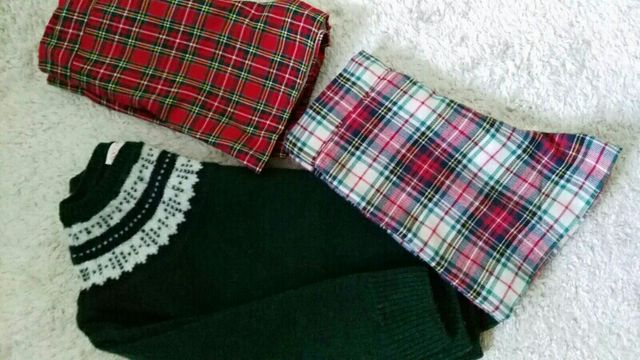 Pantalón tartán niño