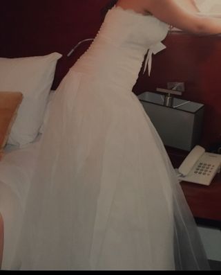 vestido de novia talla 38 de segunda mano en san sebastián de los
