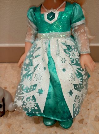 elsa musical vestido luminoso