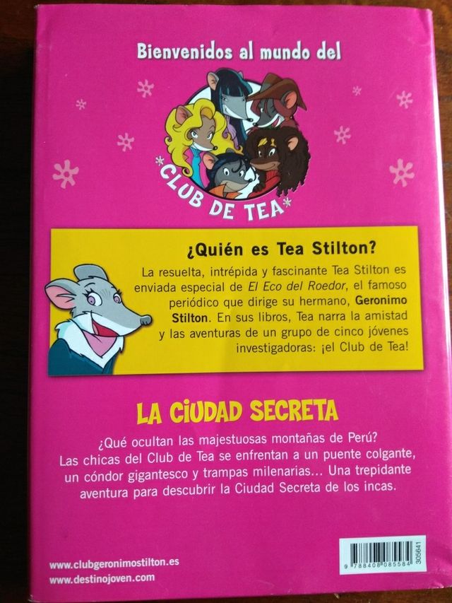 Libro Tea Stilton "La ciudad secreta"