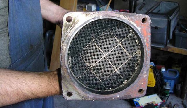 Limpieza filtro particulas