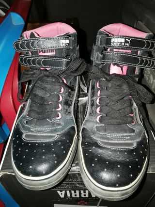 zapatillas botines puma