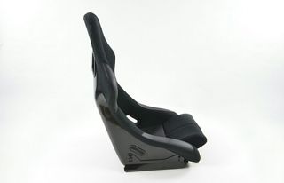 Baquet monotubo fibra tipo sparco PRO tela negra
