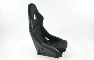 Baquet monotubo fibra tipo sparco PRO tela negra