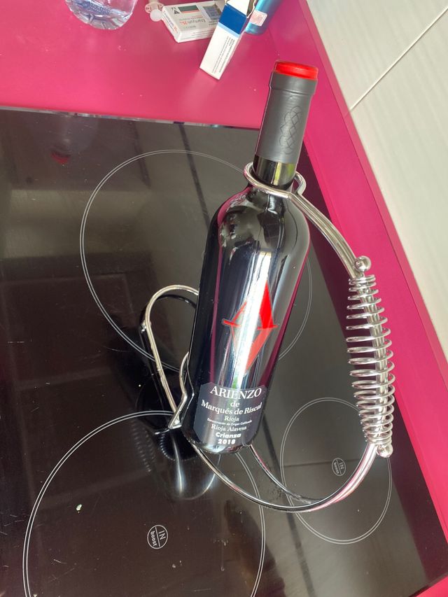 Soporte botella de vino