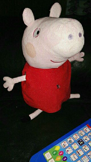peppa pig peluche interactivo con tablet
