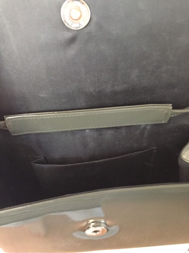 Bolso bandolera gris