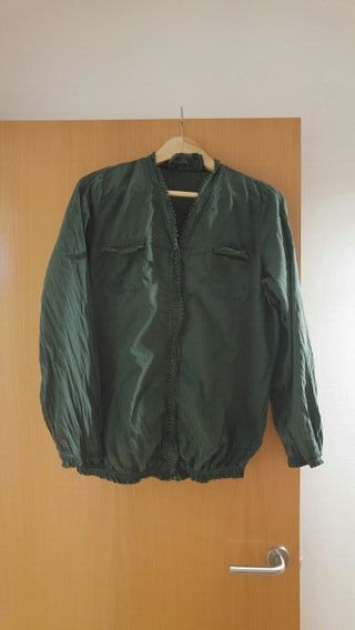 camisa verde botella mujer