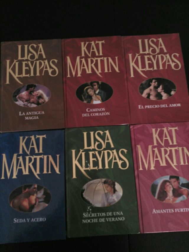 libros Lisa kleypas y kat Martín