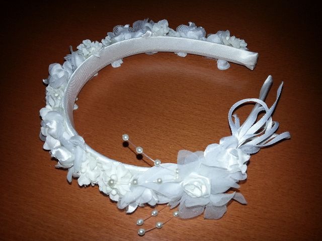 Diadema y limosnera de comunión