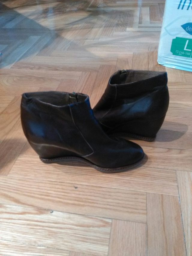 Botines de piel marron Botticelli