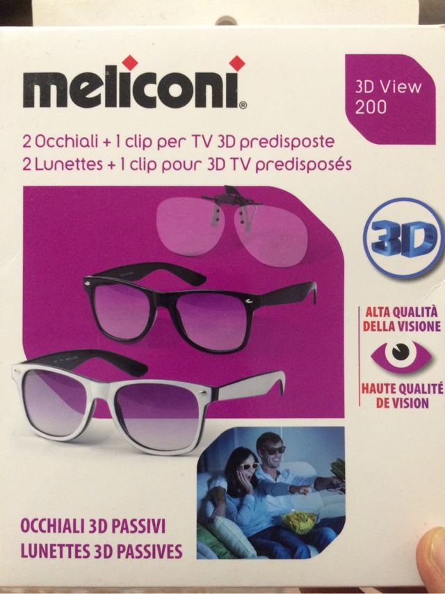TRES GAFAS 3D PASIVAS