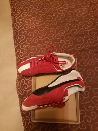 botines puma rojos
