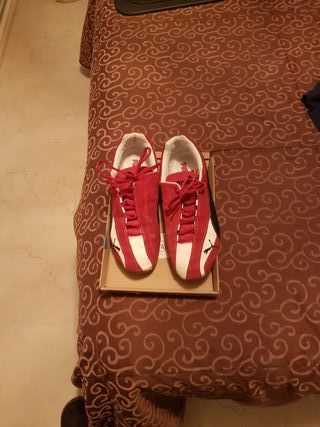 botines puma rojos