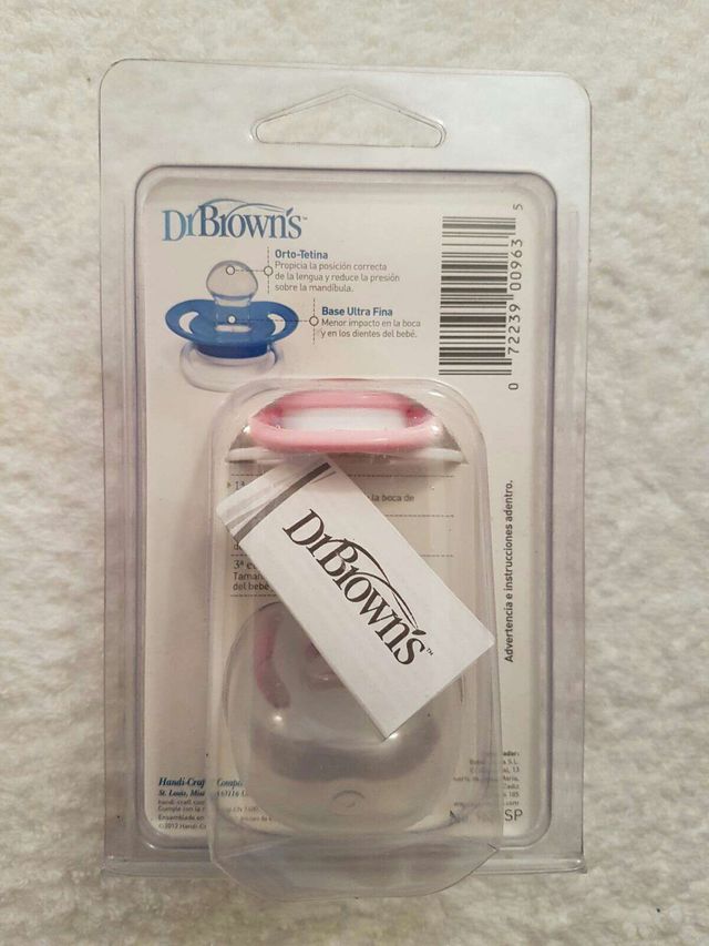 Lote 2 chupetes DR Brown.s nuevos