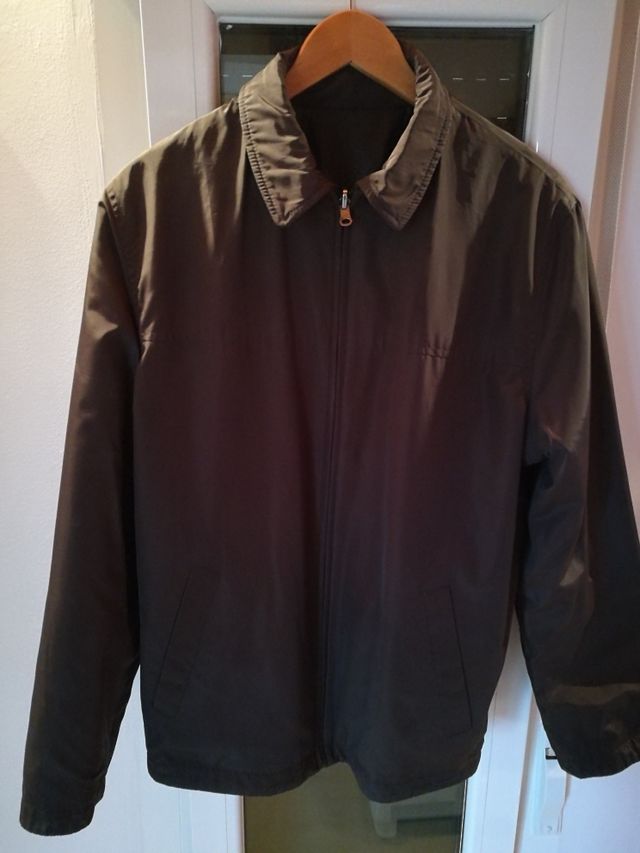 Cazadora de cuero Massimo Dutti