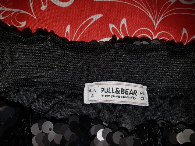 se vende falda corta de lentejuelas mujer