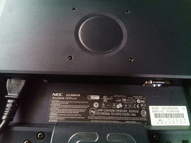 Monitor ordenador LCD 15 pulgadas