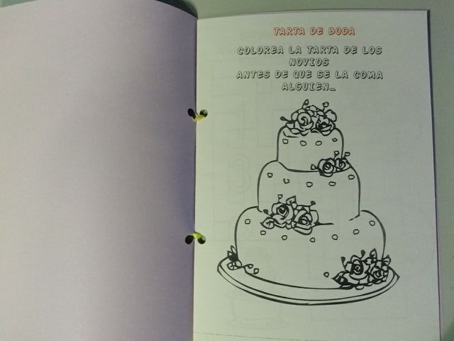 Librillos actividades para niños boda