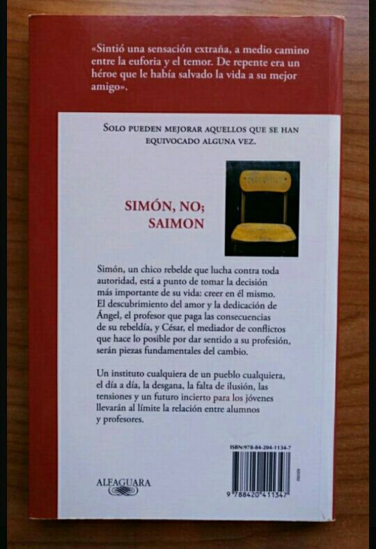 Libro lectura. Simón, no; Saimón