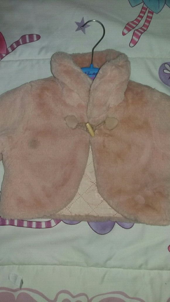 abrigo de pelo sintético TALLA 4 NIÑA