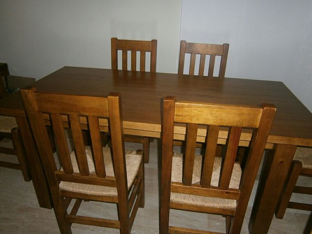 Mesa y sillas madera comedor de segunda mano por 350 € en Sant ... Mesa y sillas madera comedor de segunda mano por 350 € en Sant ...