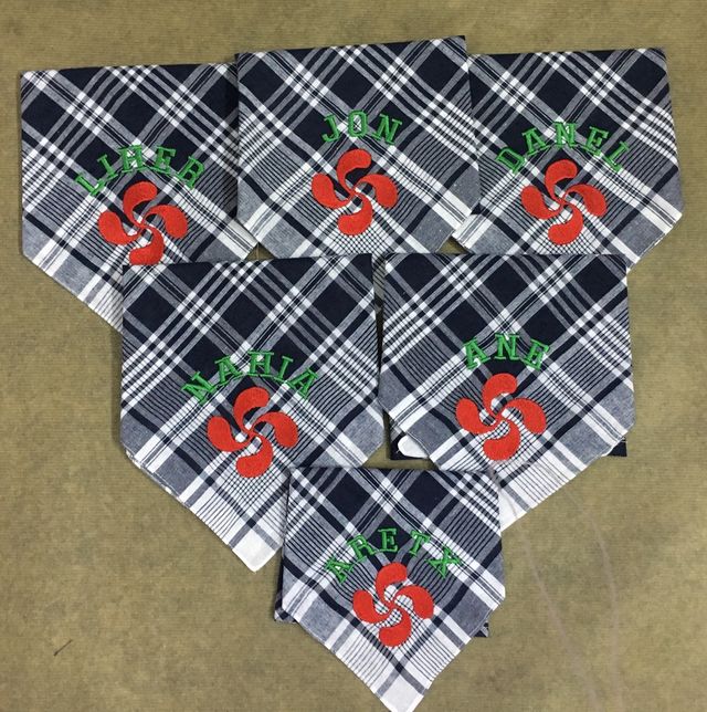 Pañuelo fiestas niño arrantzales