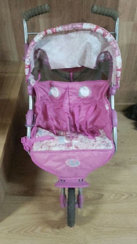 carrito mellizos juguete