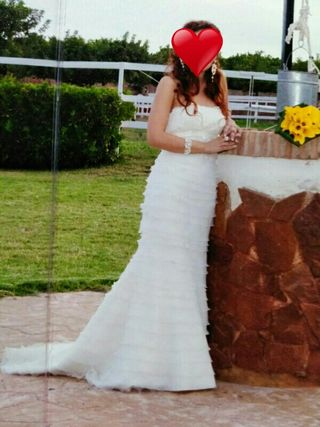 vestido de novia de segunda mano en valencia en wallapop