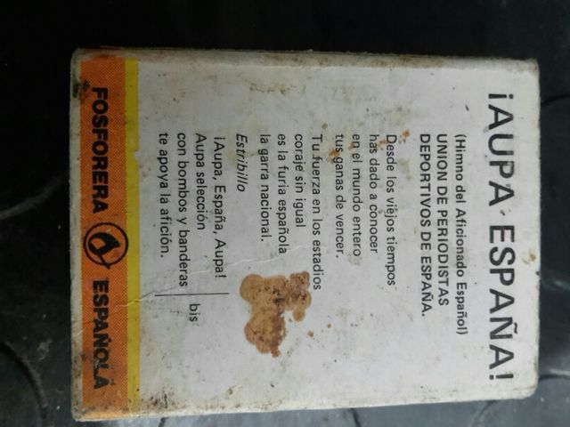 caja de cerillas antigua