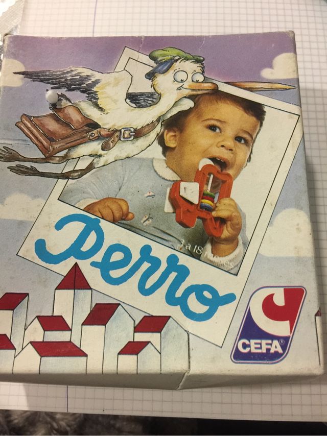Sonajero perro cefa años 80!sin usar