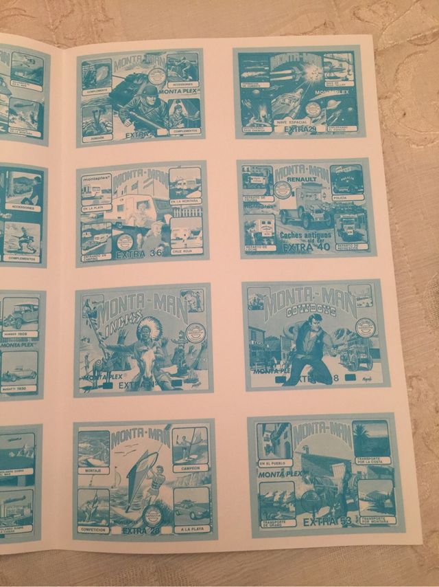 Album de cromos monta man 