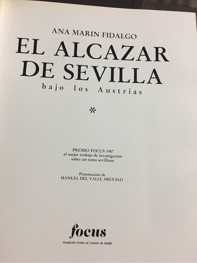 Libro El Alcazar de Sevilla