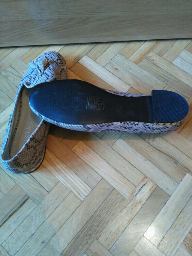MOCASINES PIEL SERPIENTE 38 NUEVOS!!!