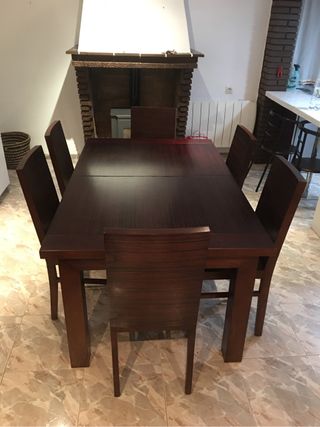 Mesa comedor madera de segunda mano en Valencia en WALLAPOP Mesa comedor madera de segunda mano en Valencia en WALLAPOP