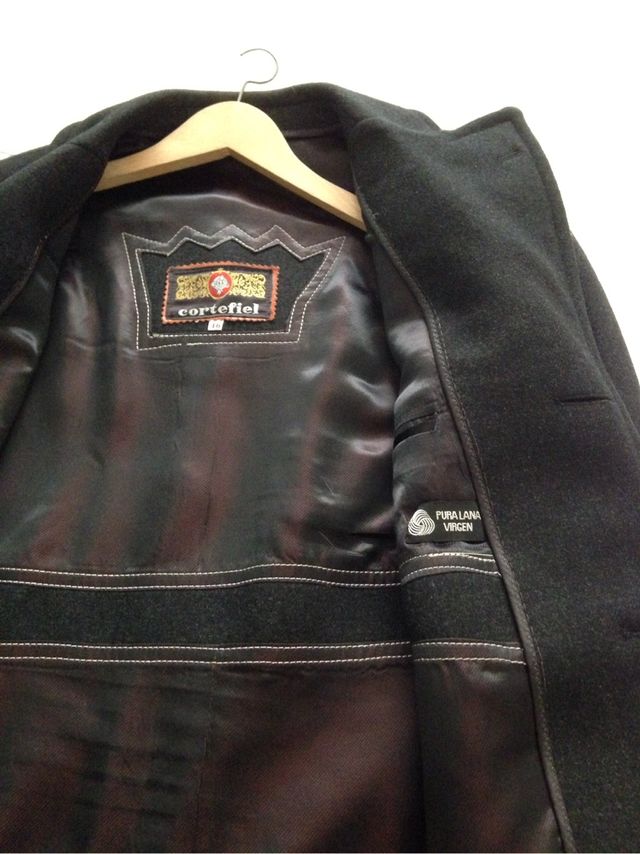 Abrigo gris chico t/46 Cortefiel .