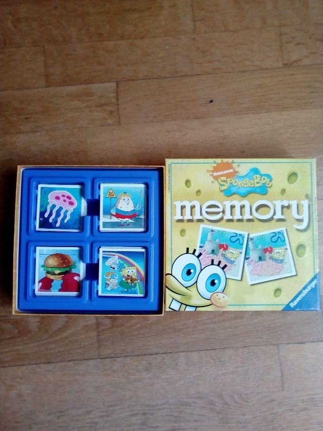 juego memoria Bob Esponja Ravensburger