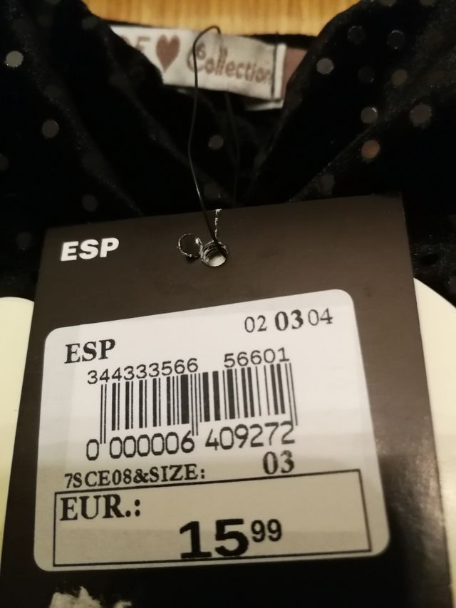 top fiesta Insaid nuevo T.36/38 M