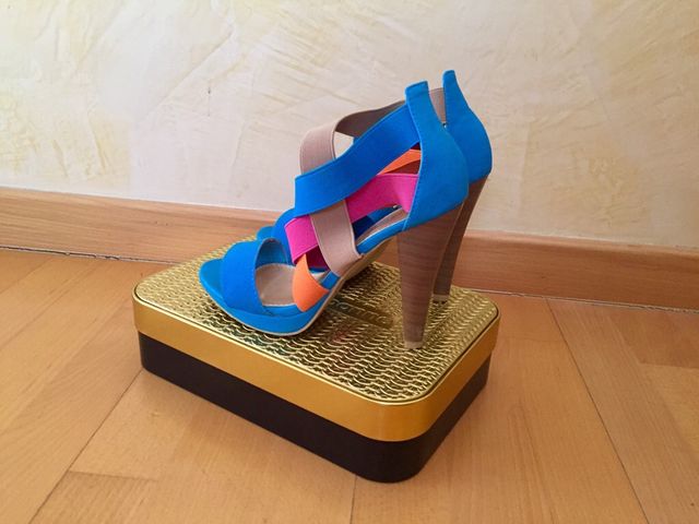 Zapato Tacón colores tipo Zara