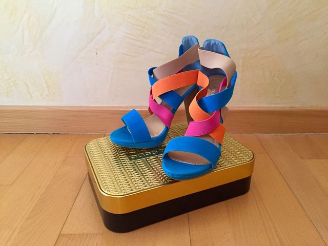 Zapato Tacón colores tipo Zara