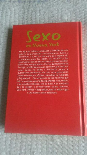 Libro lectura.  SEXO EN NUEVA YORK.